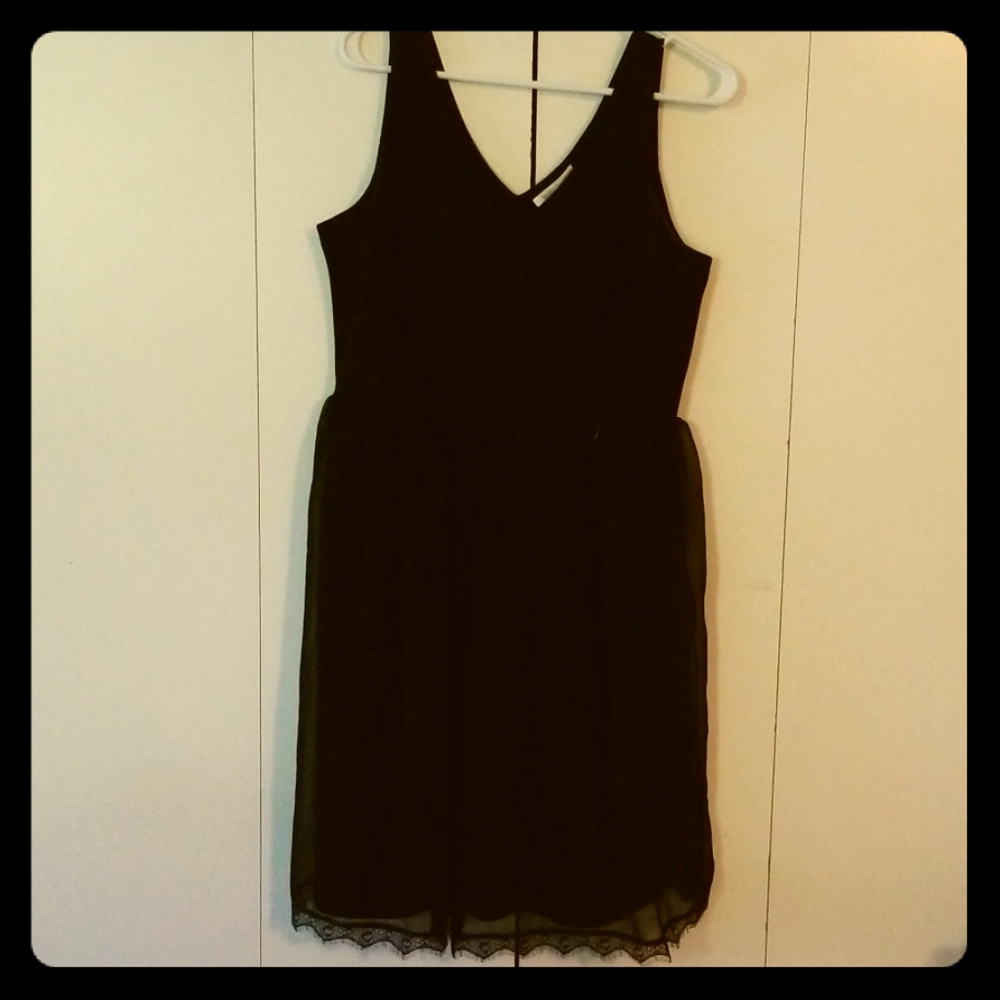 Motherhood Maternity Black Nursing Dress